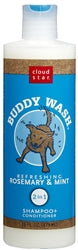 Cloud Star Buddy Wash Refreshing Rosemary and Mint Dog Shampoo and Conditioner, 16-Oz. Bottle