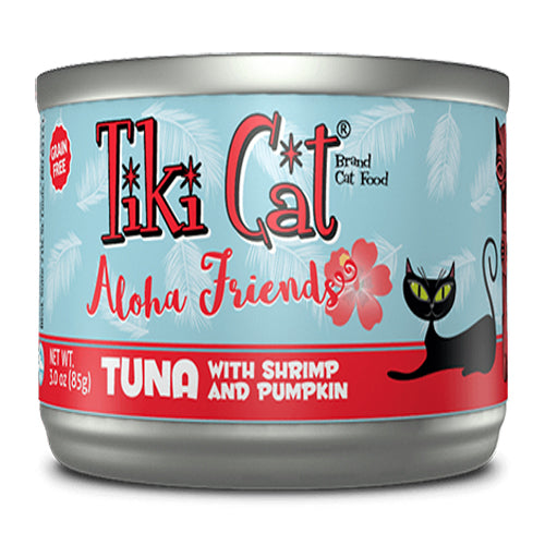 Tiki Pets Cat Aloha Tuna Shrimp 3 Oz. Pouch(Case Of 12)