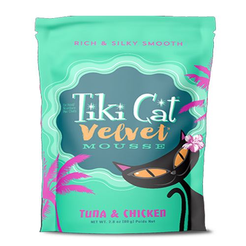Tiki Pets Cat Mousse Tuna Chicken 2.8 Oz.(Case Of 12)