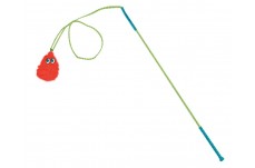 Outward Hound Dog Toy Games Tail Teaser with Refill Tail Teaser Wand Multi-Color One Size