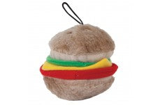 Aspen Hamburger with Squeakers Small Dog & Puppy Toy Multi-Color Medium