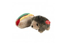 Aspen Hedgehog & Hotdog with Squeakers Small Dog & Puppy Toy Multi-Color Small 2 Pack