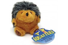 Booda Squatter Plush Dog Toy Hedgehog Multi-Color Medium