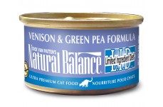 Natural Balance L.I.D. Venison and Green Pea Formula Canned Cat Food 3Oz