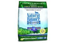 Natural Balance Lid Lamb Meal and Brown Rice Large Breed Bites Dry Dog Food 14Lb