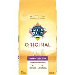 Natures Recipe Adult Dry Dog Food Lamb Meal and Rice 4.5 Lb