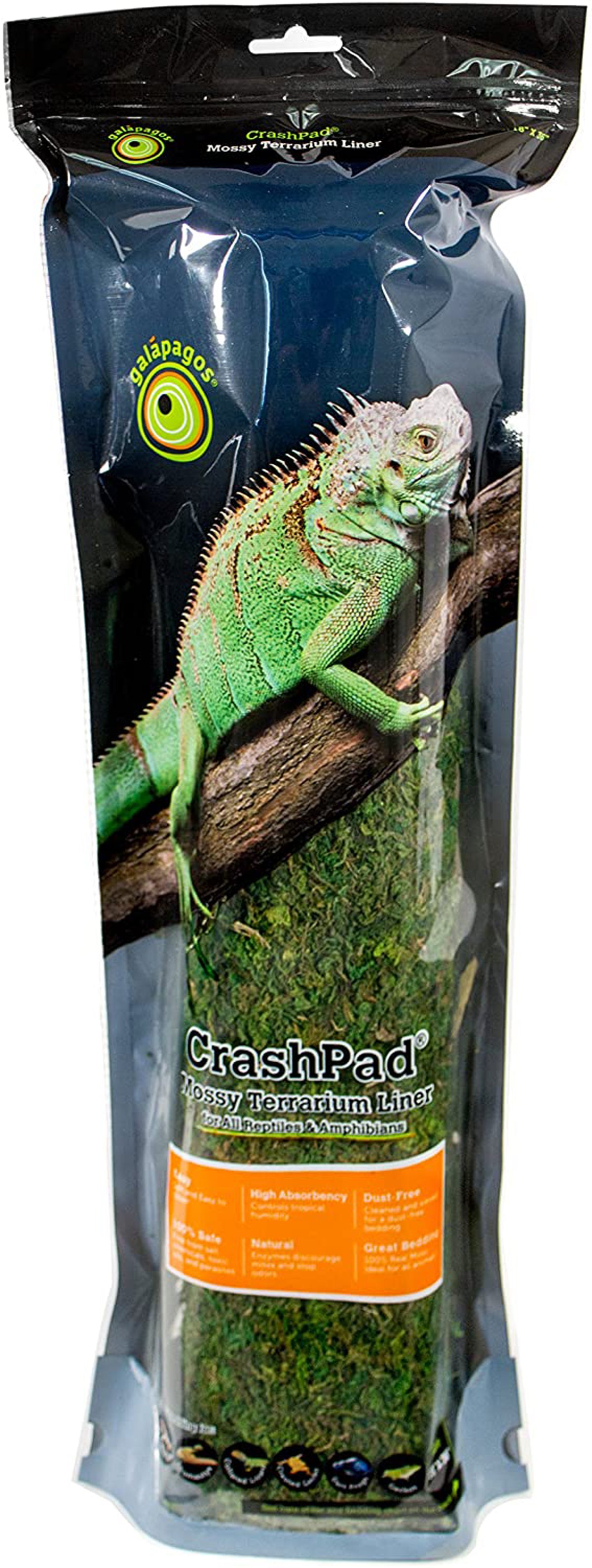 Galapagos CrashPad Mossy Terrarium Liner Green 18 in x 36 in