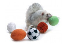 Marshall Pet Products Ferret Sport Balls Assorted 2 in 2 Pack