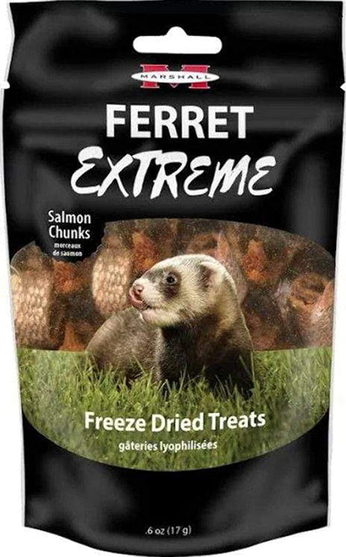 Marshall Pet Products Ferret Extreme Salmon Chunk Treats 0.6 oz