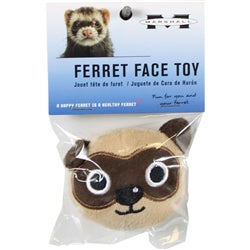 Marshall Pet Products Ferret Face Toy Tan, Brown One Size