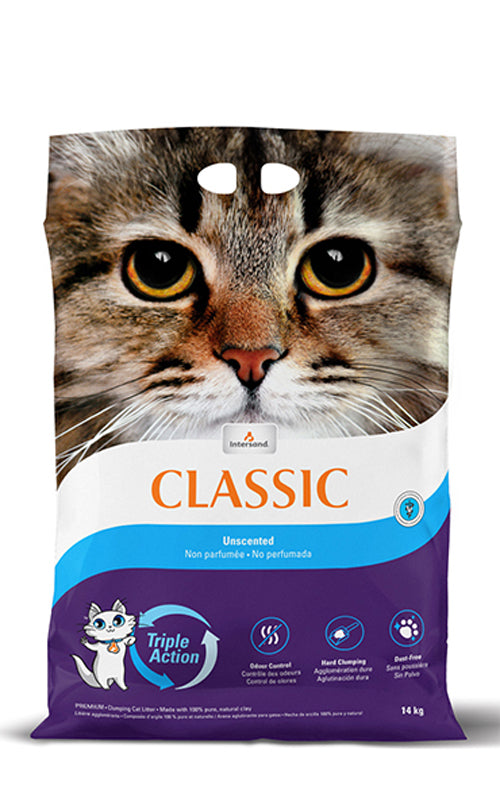 Intersand Classic Unscented Cat Litter 15 lb