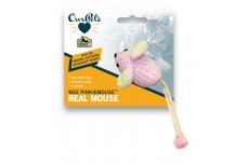 Ourpets Wee Pinkie Mouse Kitten Catnip Toy Pink 1Ea