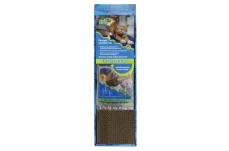 OurPets Cosmic Single Wide Cat Scratcher Scratching Pad Brown, Yellow