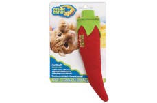 OurPets Cosmic 100% Catnip Filled Chili Pepper 'Hot Stuff' Cat Toy Red, Green