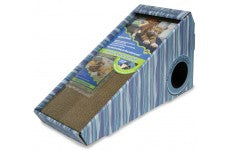 OurPets Cosmic Alpine Cat Scratcher Scratching Pad Brown, Yellow