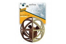 OurPets Trapped Mouse Ball of Furry Fury Catnip Toy Coffee/Beige