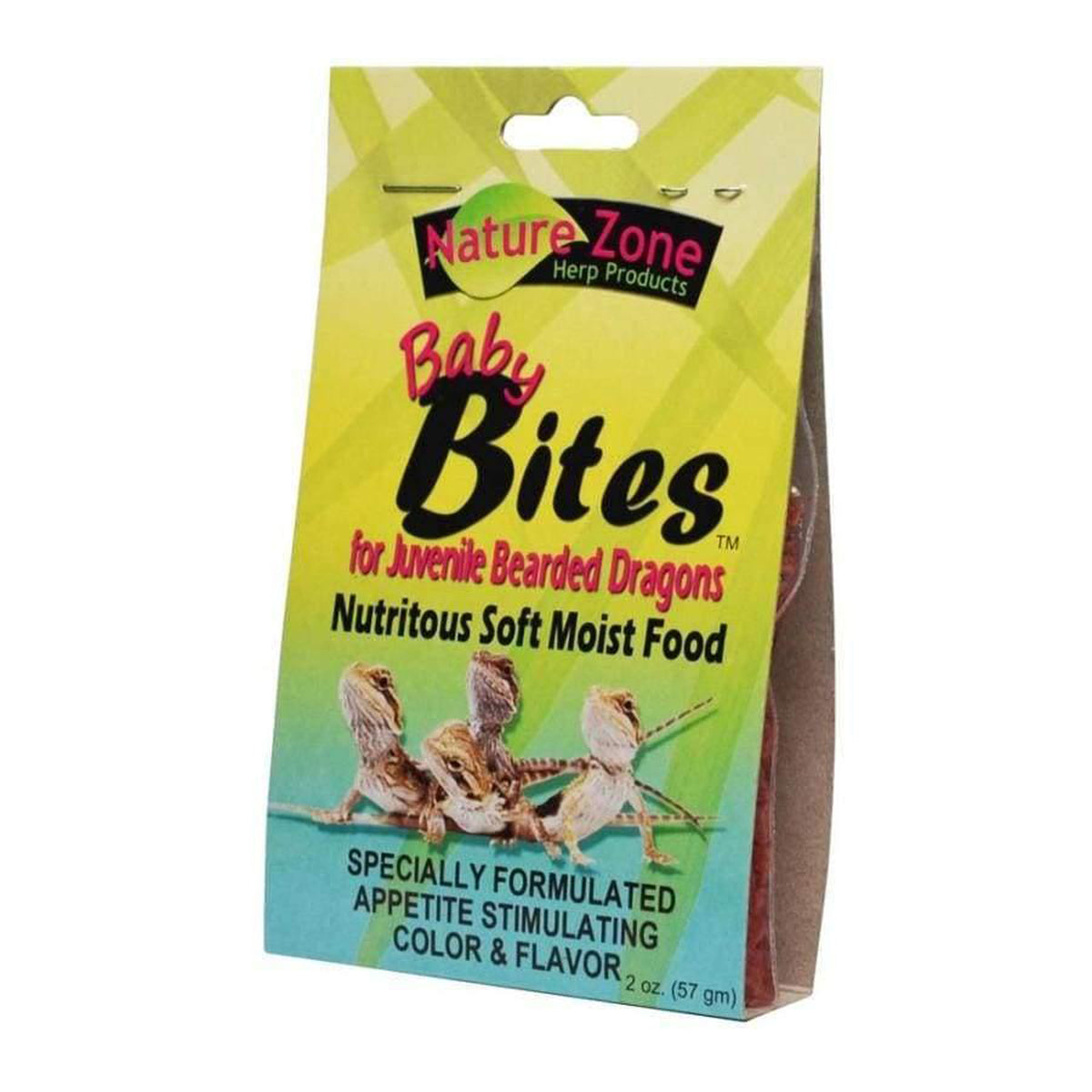 Nature Zone Bearded Dragon Baby Bites Gel Food 6 oz