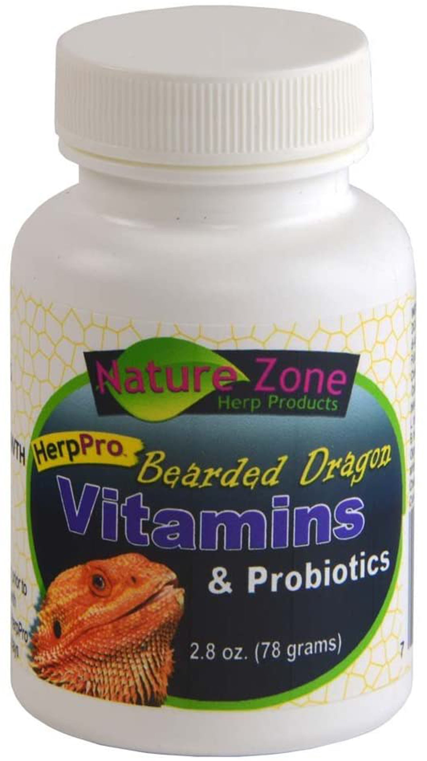 Nature Zone Bearded Dragon Vitamins & Probiotics Supplement 2.8 oz
