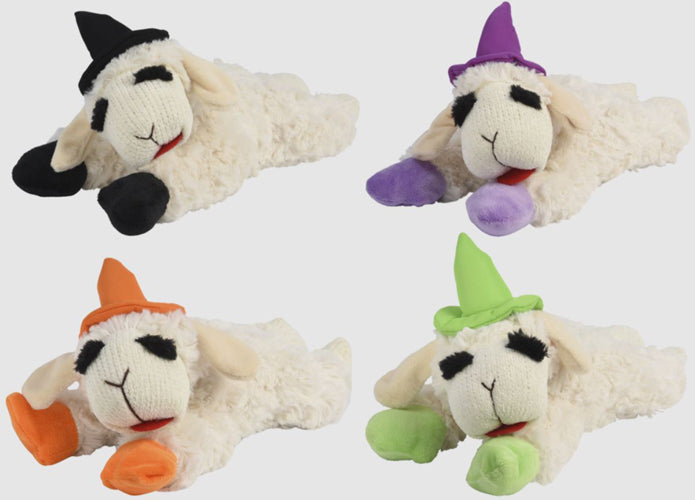 Multipet Lamb Chop? with Witch Hat 10.5 inch