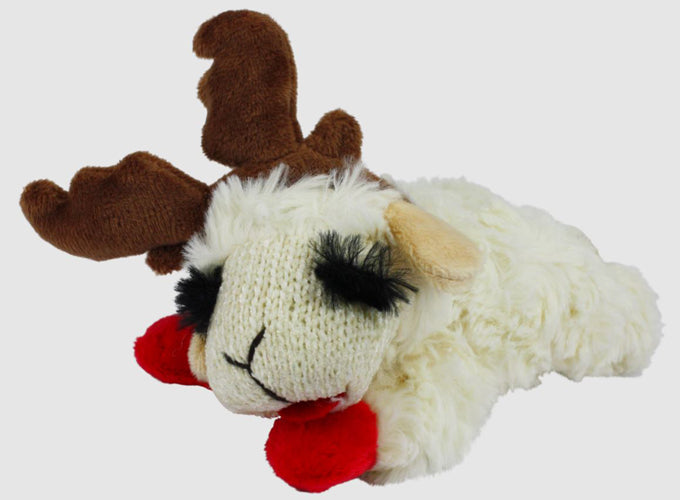 Multipet Lamb Chop? with Antlers 6 inch