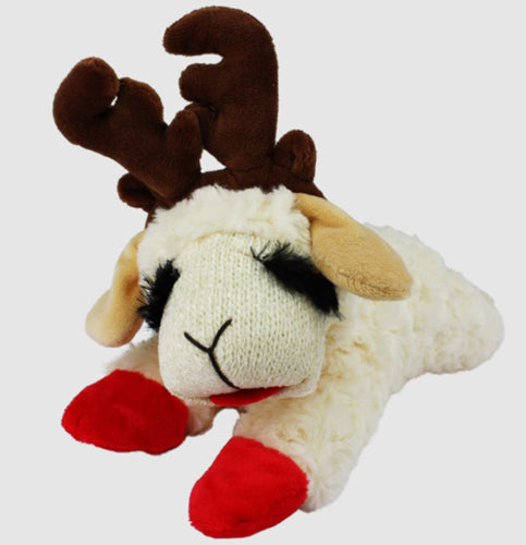Multipet Lamb Chop? with Antlers 10.5 inch
