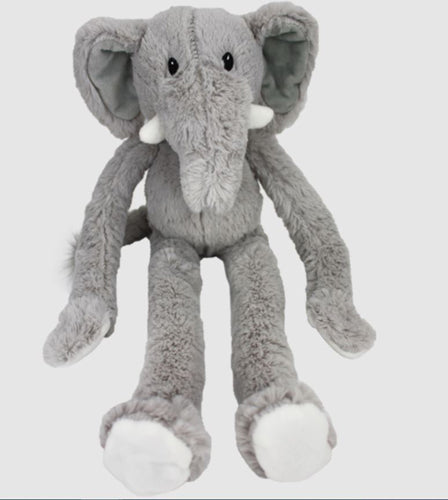 Multipet Swingin Coastal Safari Dog Toy Elephant Assorted 19 In