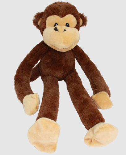 Multipet Swingin Safari Dog Toy Monkey Assorted 22 in