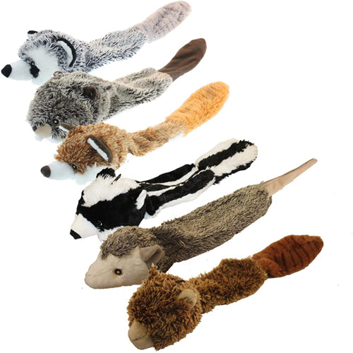 Multipet Bouncy Burrow Buddies Dog Toy Assortment Assorted Assorted 20 in
