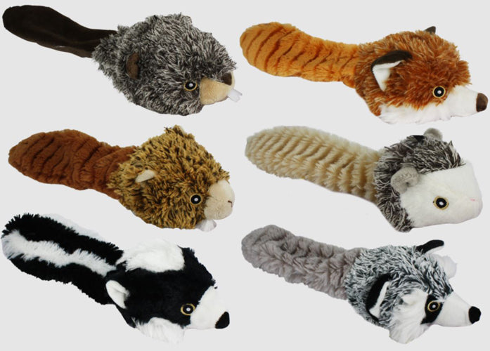 Multipet Bouncy Burrow Babies Dog Toy Assorted Assorted 8 in