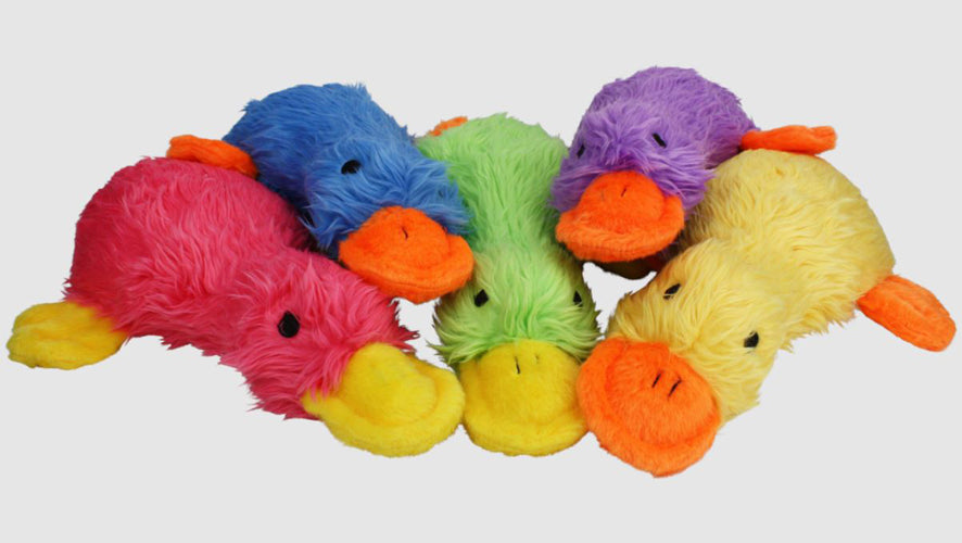 Multipet Duckworth Dog Toy Mini Assorted 4 in Small
