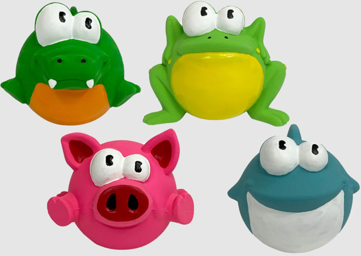 Multipet Lyla Latex Animals Asst. 2.5 inch