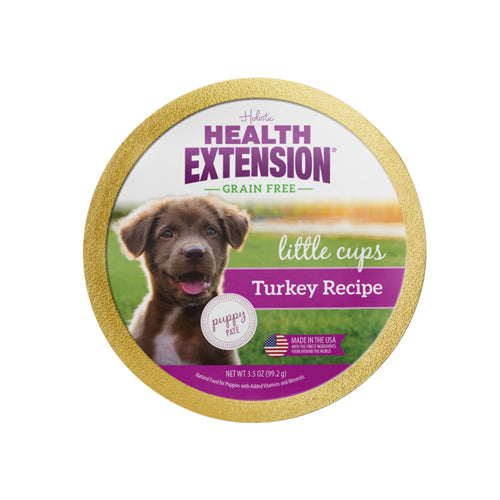 Health Extension Little Cups *Puppy* Box - Turkey 3.5oz (case of 12)