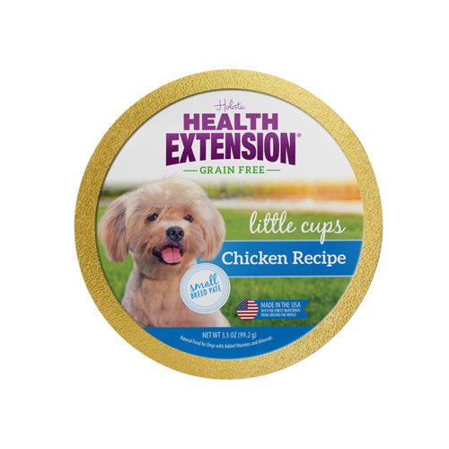 Health Extension Little Cups *Small Breed* Box - Chicken 3.5oz (case of 12)