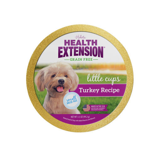 Health Extension Little Cups *Small Breed* Box - Turkey 3.5oz (case of 12)