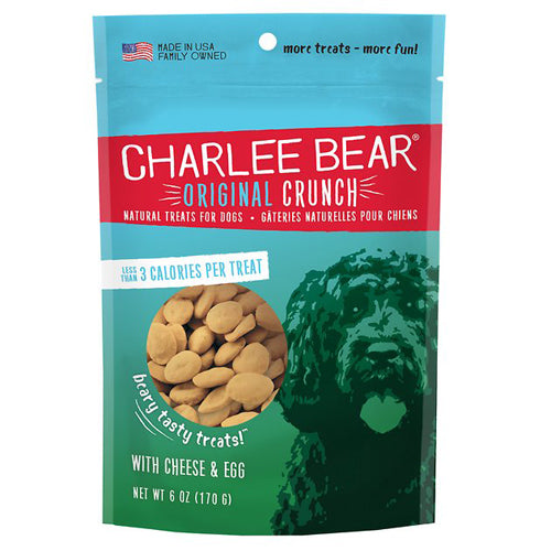 Charlee Bear Dog Cheese & Egg Treat 6Oz