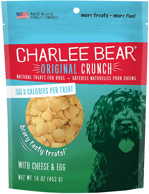 Charlee Bear Dog Cheese & Egg Treat 16Oz