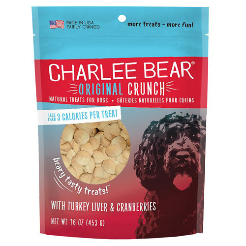 Charlee Bear Dog Turkey Liver & Cranberry Treat 16Oz