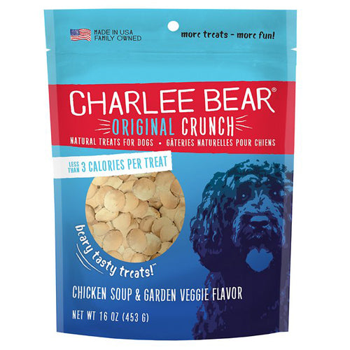 Charlee Bear Dog Chicken Soup & Veggie Treat 16Oz