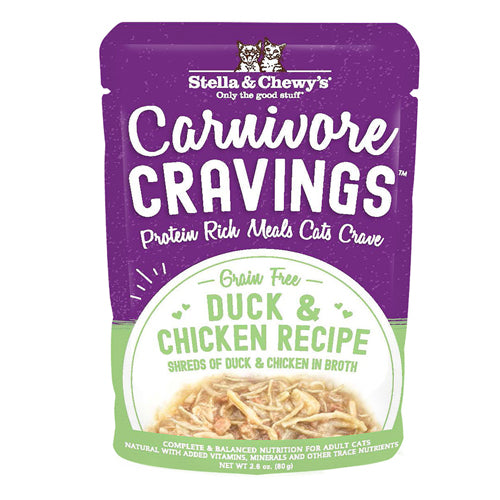 Stella and Chewys Carnivore Cravings Duck and Chicken Recipe, 2.8Oz (Case Of 24)