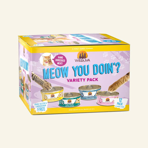 Weruva Cat Meow You Doin'? Variety Pack 5.5oz. (Case Of 12)