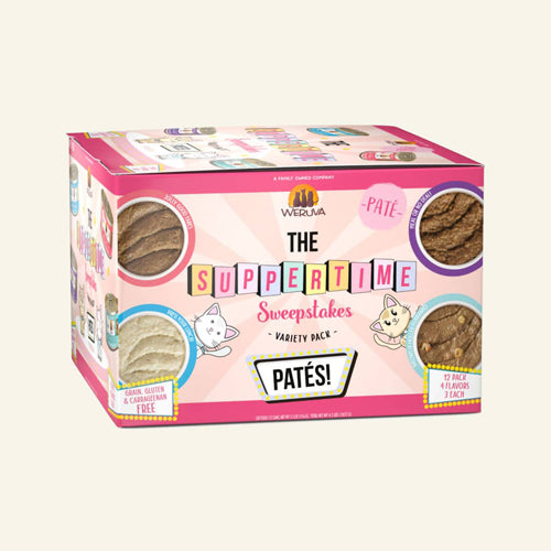 Weruva Cat Pate Suppertime Sweepstakes Variety Pack 5.5oz. (Case Of 12)