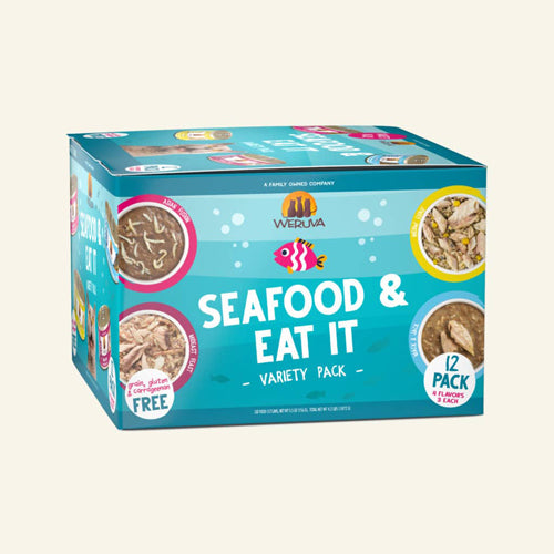 Weruva Cat Seafood & Eat It! Variety Pack 5.5oz. (Case Of 12)