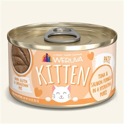 Weruva Kitten Tuna & Salmon Formula in a Hydrating Purée 3oz. (Case Of 12)