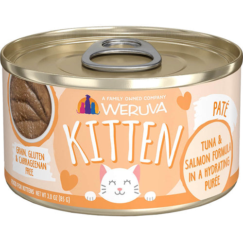 Weruva Cat Kitten Puree Tuna Salmon 3Oz