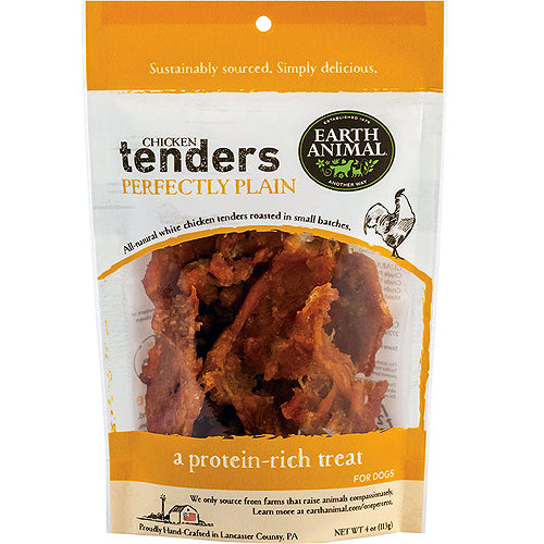 Earth Animal Tenders - Chicken - Perfectly Plain - 4 Oz.
