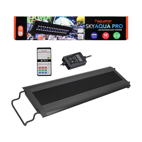 Aquatop SkyAqua Pro LED Light Fixture with IR Remote 6500K 1ea/12 W, 1218 in