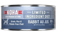 Koha Cat Limited Ingredient Pat?? Grain Free Rabbit 3oz.(Case of 24)