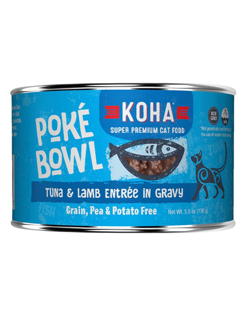 Koha Cat Grain Free Poké Tuna & Lamb 5.5oz.(Case of 24)