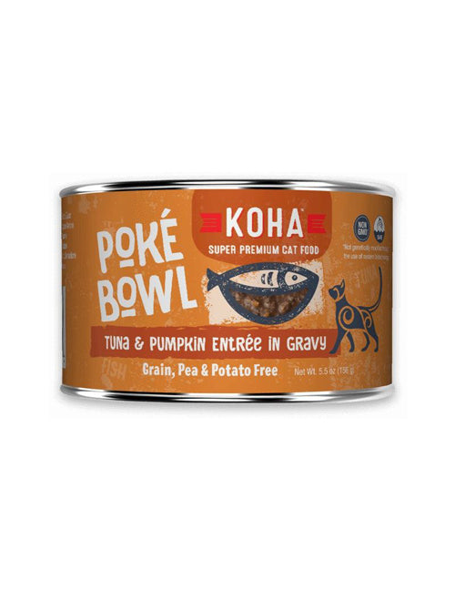 Koha Cat Grain Free Pok?? Tuna & Pumpkin 5.5oz.(Case of 24)