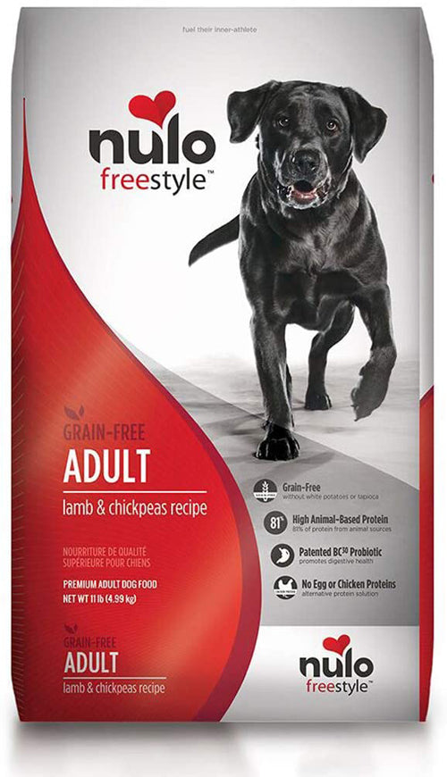 Nulo FreeStyle Grain Free Lamb & Chickpeas Adult Dog Food 24 lb